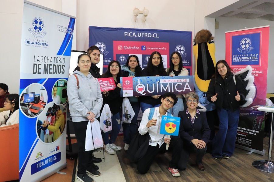 UFRO organizó exitosa primera etapa de la Olimpiada de Química UMCE-2023 reuniendo a más de 240 estudiantes de La Araucanía
