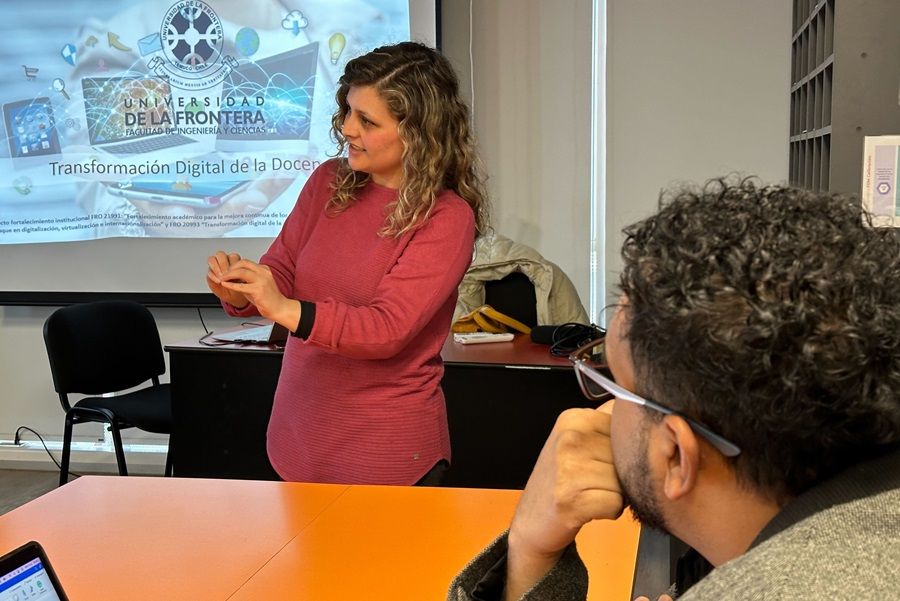 Docentes y profesionales de la Facultad de Ingeniería y Ciencias UFRO se capacitan en habilidades digitales